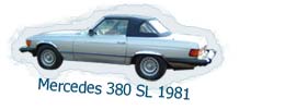 Mercedes 380 SL 1981