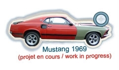Restauration : Mustang 1969 (projet en cours)